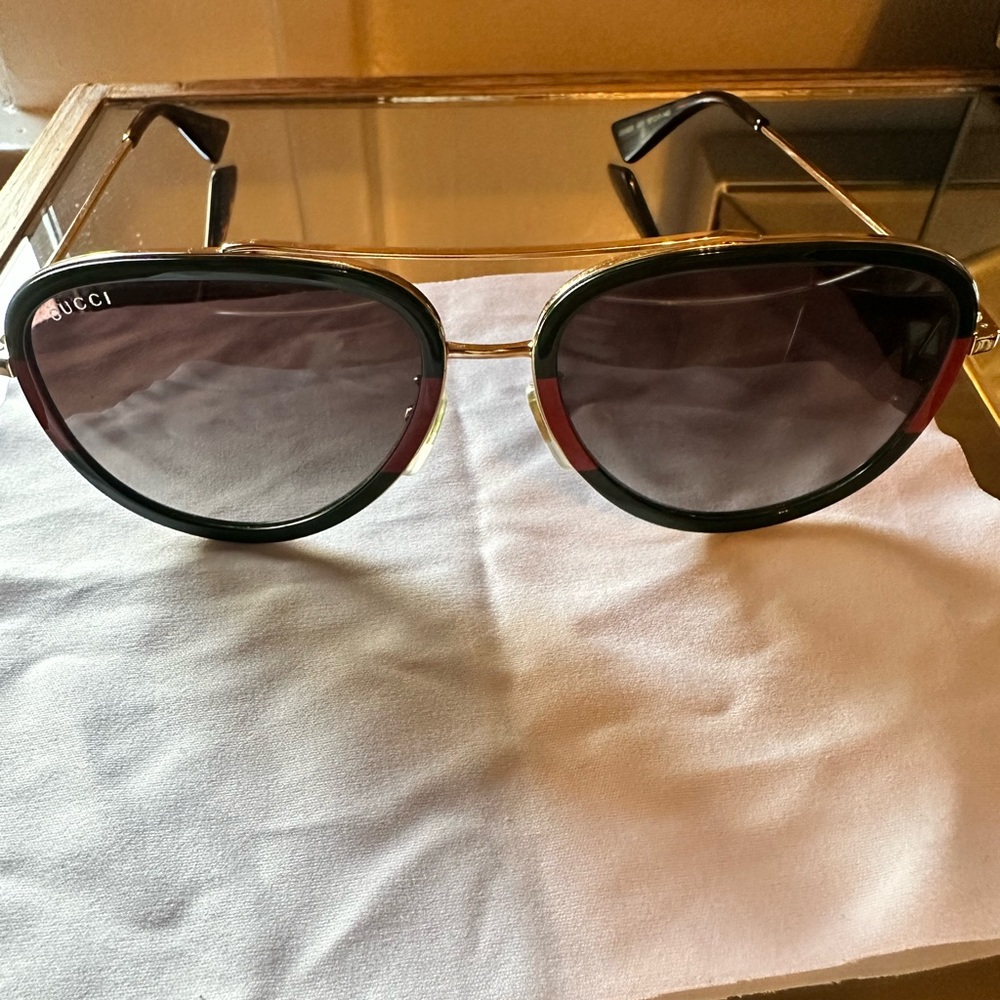 Gucci Aviator Sunglasses.